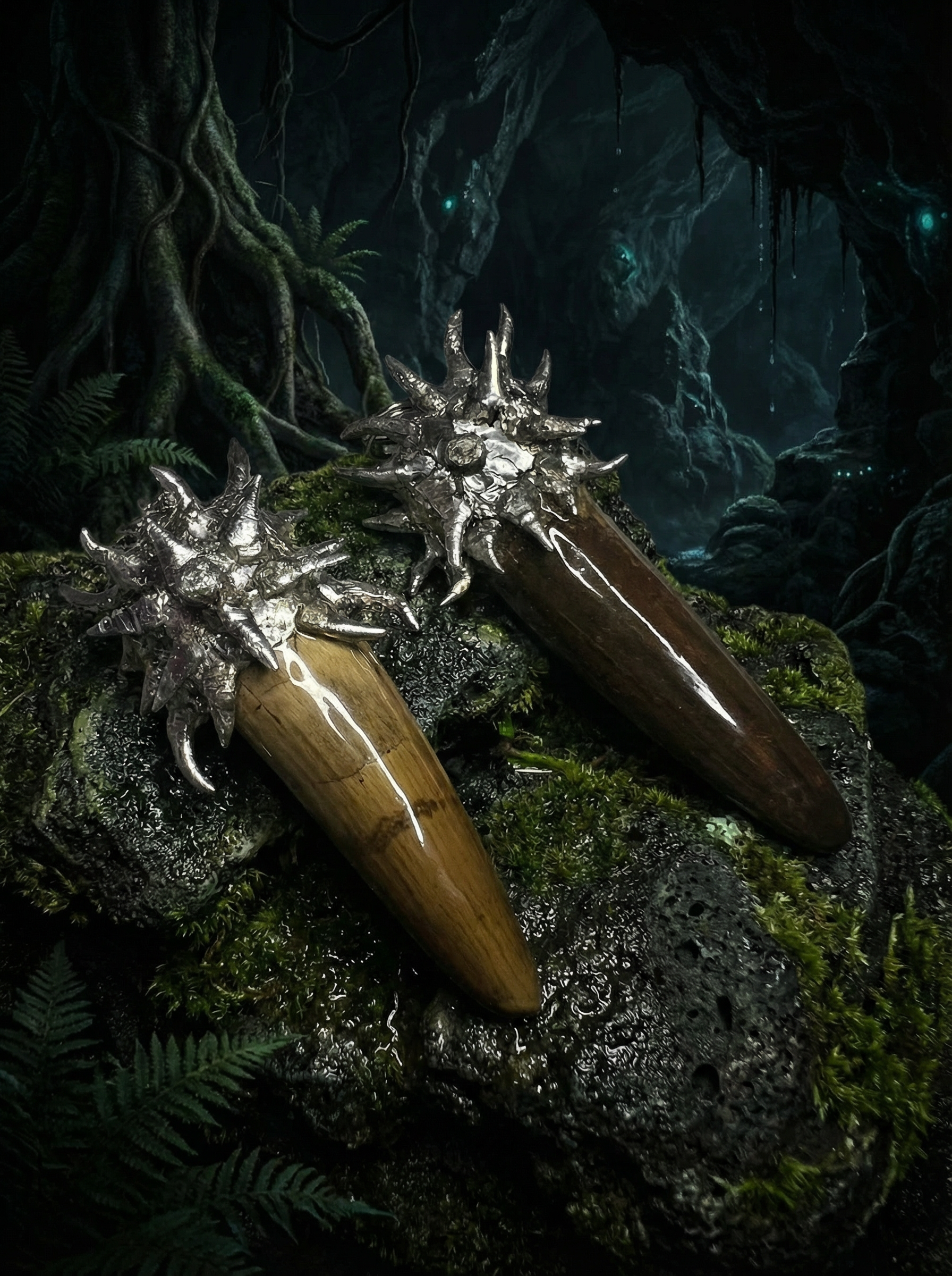 Serrated Solstice pendant